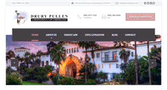 Desktop Screenshot of drurypullenlaw.com